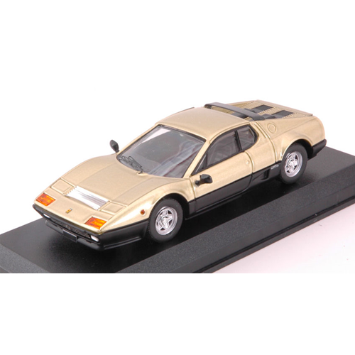FERRARI 512 BB 1977 SOTHEBY AUCTION 2018 GOLD & BLACK 1:43 Best Model Auto Stradali Modellino