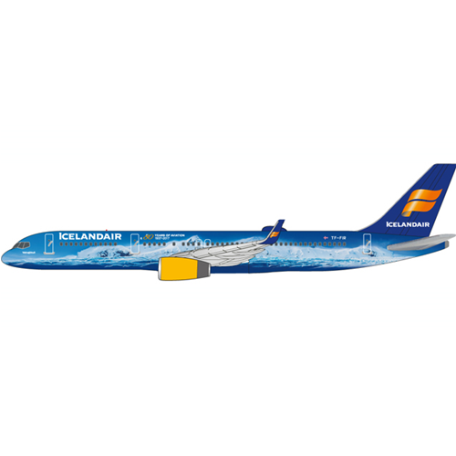 BOEING 757-200 ICELANDER "80 YEARS OF AVIATION" 1:200 Herpa Aerei Modellino