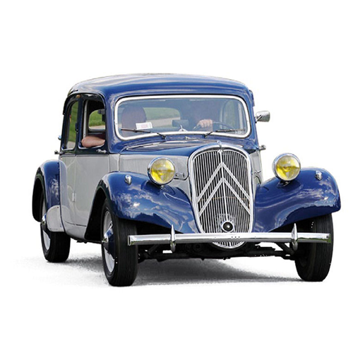 CITROEN LIGHT 15 1949 DARK BLUE & CREAM 1:43 Norev Auto Stradali Modellino