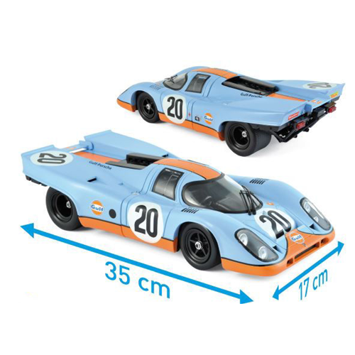 PORSCHE 917 K GULF N.20 DNF LE MANS 1970 J.SIFFERT-B.REDMAN 1:12 Norev Auto Competizione Modellino