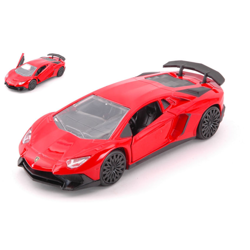 LAMBORGHINI AVENTADOR SV 2017 RED cm 12,5 1:32 Jada Toys Auto Stradali Modellino