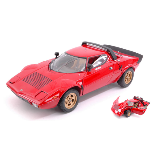 LANCIA STRATOS 1975 RED 1:18 SunStar Auto Stradali Modellino