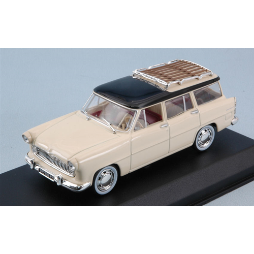 SIMCA VEDETTE MARLY 1957 PAILLE YELLOW & BLACK 1:43 Norev Auto Stradali Modellino