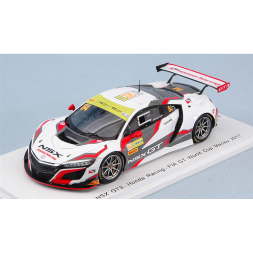 HONDA NSX GT3 N.84 FIA GT WORLD CUP MACAU 2017 R.VAN DER ZANDE 1:43 Spark Model Auto Competizione Modellino