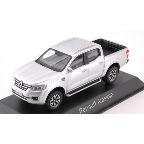 RENAULT ALASKAN PICK-UP 2017 SILVER 1:43 Norev Auto Stradali Modellino