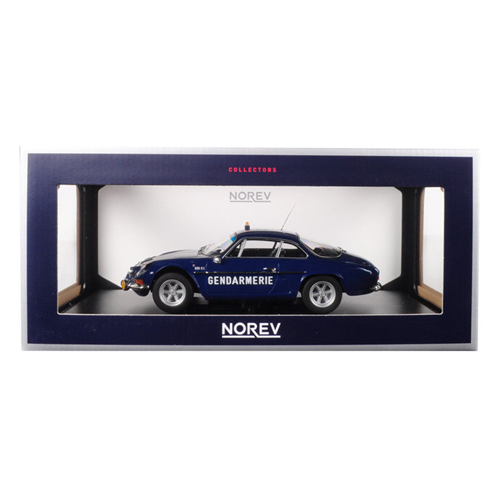 ALPINE RENAULT A110 1600S 1971 GENDARMERIE 1:18 Norev Forze dell'Ordine Modellino