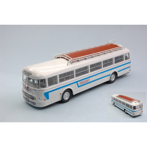 CHAUSSON AP52 1955 BLUE & BLUE 1:43 Norev Autobus Modellino