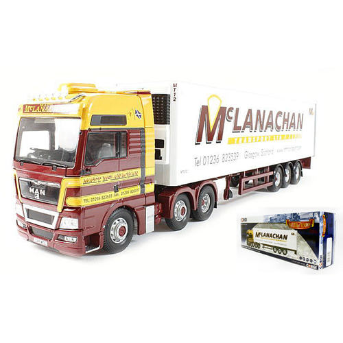 MAN TGX FRIDGE TRAILER MC LANACHAN TRANSPORT LIMITED 1:50 Corgi Camion Modellino