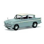 FORD ANGLIA 1200 SUPER PLATINUM 1959 GREY 1:43 Vanguards Auto Stradali Modellino