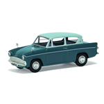 FORD ANGLIA 105E DELUXE POMPADOUR 1960 BLUE & SHARK BLUE 1:43 Vanguards Auto Stradali Modellino