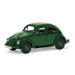 VW BEETLE TYPE 1-11E BRITISH ARMY MILITARY POLICE 1951 1:43 Vanguards Forze dell'Ordine Modellino