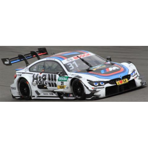 BMW M4 N.31 15th RACE 1 DTM HOCKENHEIN 2017 T.BLOMQVIST 1:43 Spark Model Auto Competizione Modellino