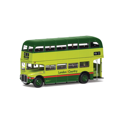 ROUTEMASTER AEC TYPE RM LONDON & COUNTRY ROUTE 414 LEATHERHEAD 1:76 Corgi Autobus Modellino