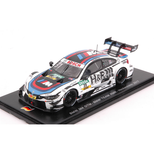 BMW M4 N.31 15th RACE 1 DTM HOCKENHEIN 2017 T.BLOMQVIST 1:43 Spark Model Auto Competizione Modellino