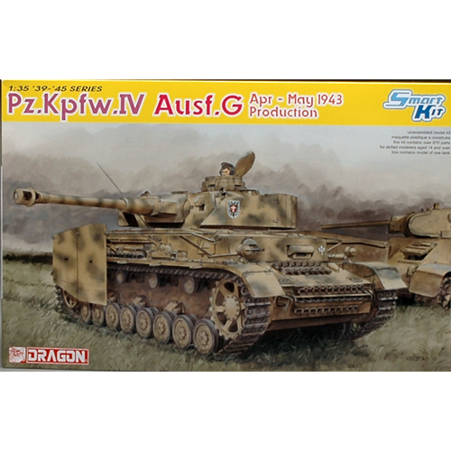 PZ IV AUSF.G APR-MAY43 PROD.KIT 1:35 Dragon Kit Mezzi Militari Modellino