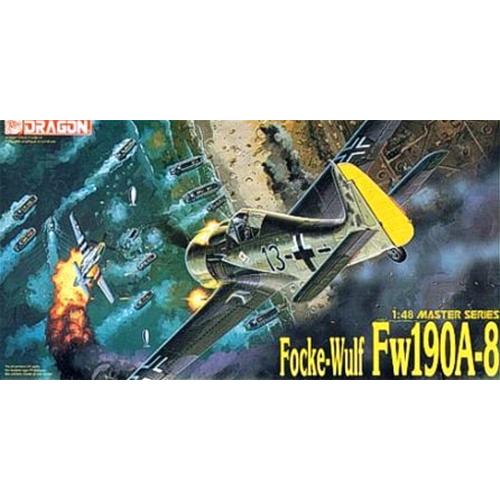 FOCKE-WULF FW190 A-8 KIT 1:48 Dragon Kit Aerei Modellino