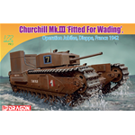 CHURCHILL MK III FITTED FOR WADING KIT 1:72 Dragon Kit Mezzi Militari Modellino