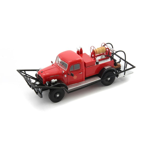 DODGE WDX POWER WAGON BRUSH BREAKER 1946 RED/BLACK 1:43 Autocult Camion Modellino