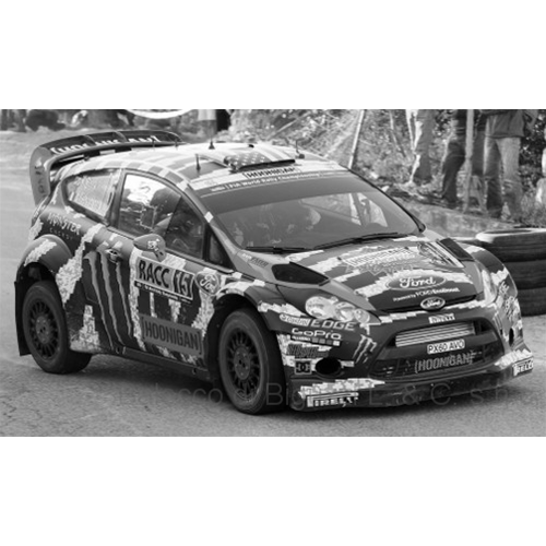 FORD FIESTA RS WRC N.15 12th RALLY CATALUNYA 2014 BLOCK-GELSOMINO 1:18 Ixo Model Auto Rally Modellino