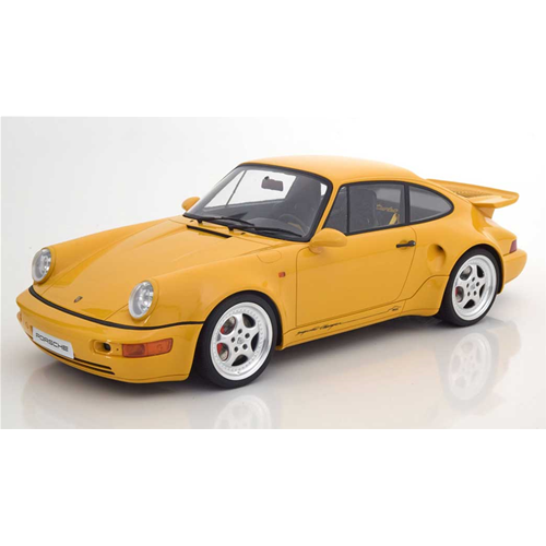 PORSCHE 964 TURBO S 1993 YELLOW 1:12 CMR Classic Model Replicars Auto Stradali Modellino