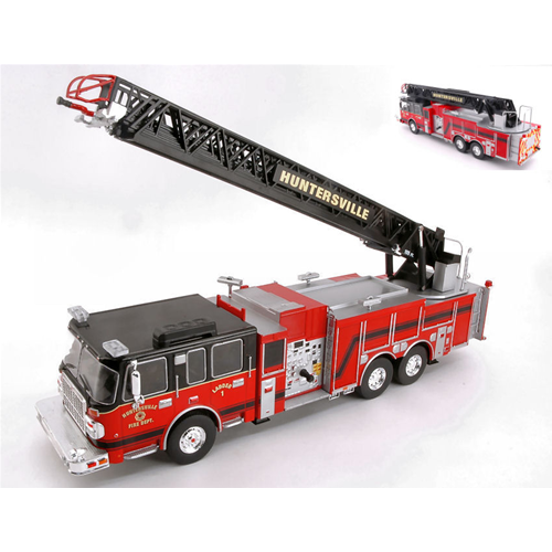 SMEAL 105 AERIAL LADDER US FIRE TRUCK HUNTERSVILLE 2014 1:43 Ixo Model Pompieri Modellino