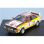 AUDI QUATTRO N.8 RETIRED SAFARI RALLY 1984 S.BLOMQVIST-B.CEDERBERG W.CH.1:43 Trofeu Auto Rally Modellino