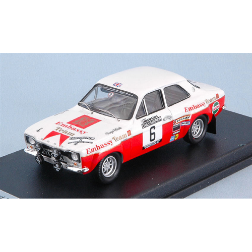 FORD ESCORT MK1 RS 1600 N.6 11th R.A.C. RALLY 1971 J.PORTER-R.CLARK 1:43 Trofeu Auto Rally Modellino
