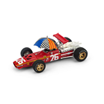 FERRARI 312 F1 J.ICKX 1968 N.26 WINNER FRANCE GP + DRIVER + UMBRELLA 1:43 Brumm Formula 1 Die Cast Modellino