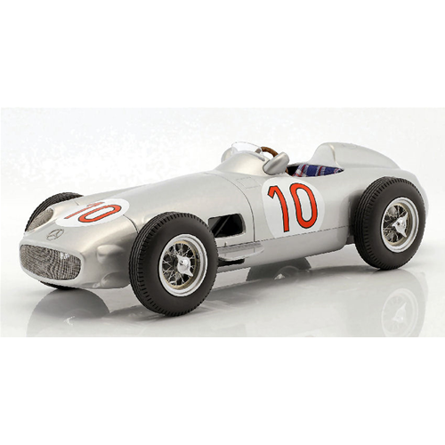 MERCEDES W196 J.M.FANGIO 1955 N.10 WINNER BELGIUM GP WORLD CHAMPION 1:18 I-Scale Formula 1 Modellino
