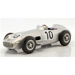 MERCEDES W196 J.M.FANGIO 1955 N.10 2nd BRITISH GP WORLD CHAMPION 1:18 I-Scale Formula 1 Modellino