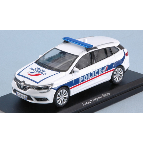 RENAULT MEGANE ESTATE 2016 POLICE NATIONALE 1:43 Norev Forze dell'Ordine Modellino