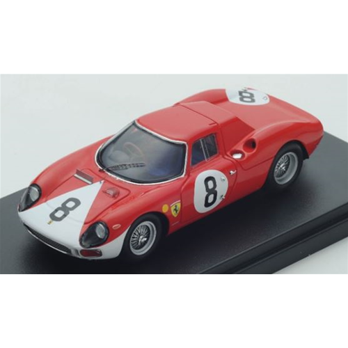 FERRARI 250 LM N.8 2nd 12 H REIMS 1964 J.SURTEES-L.BANDINI 1:43 Looksmart Auto Competizione Modellino