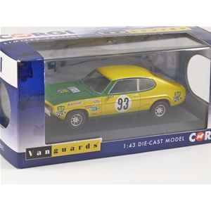 FORD CAPRI 2300GT MK1 N.93 6th TOUR DE FRANCE 1969 J-FR.PIOT-J.BEHRA 1:43 Vanguards Auto Competizione Modellino