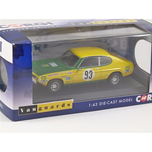 FORD CAPRI 2300GT MK1 N.93 6th TOUR DE FRANCE 1969 J-FR.PIOT-J.BEHRA 1:43 Vanguards Auto Competizione Modellino