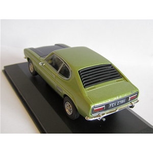 FORD CAPRI MK1 1600GT XLR FERN 1971 GREEN METALLIC 1:43 Vanguards Auto Stradali Modellino