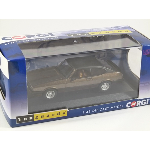 FORD CAPRI MK3 3.0S ARIZONA BRONZE 1981 1:43 Vanguards Auto Stradali Modellino