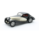 ALFA ROMEO 6C 1750 GS FIGONI COUPE 1933 BLACK/WHITE 1:43 Matrix Scale Models Auto Stradali Modellino