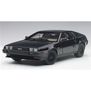 DE LOREAN DMC-12 1981 METALLIC BLACK 1:18 AutoArt Auto Stradali Modellino