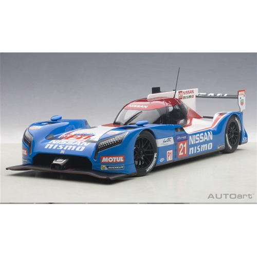 NISSAN GT-R NISMO GT3 N.21 DNF LE MANS 2015 MATSUDA-ORDONEZ-SHULZHITSKIY 1:18 AutoArt Auto Competizione Modellino