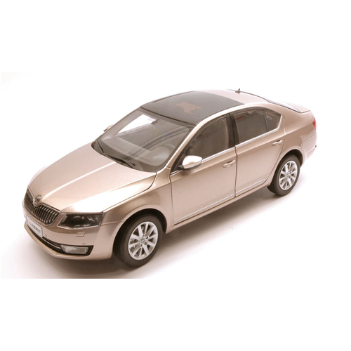 SKODA OCTAVIA III 2014 GOLD METALLIC 1:18 Abrex Auto Stradali Modellino