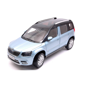 SKODA YETI FL 2013 LIGHT BLUE METALLIC 1:18 Abrex Auto Stradali Modellino