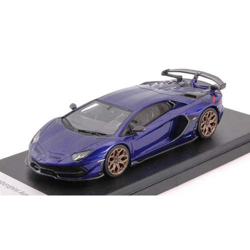 LAMBORGHINI AVENTADOR SVJ 2018 VIOLA ALTHEIA 1:43 Looksmart Auto Stradali Modellino