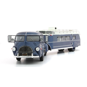 REO TRUCK CURTIS AEROCAR 1938 METALLIC BLUE 1:43 Autocult Camion Modellino