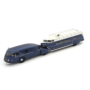 REO TRUCK CURTIS AEROCAR 1938 METALLIC BLUE 1:43 Autocult Camion Modellino