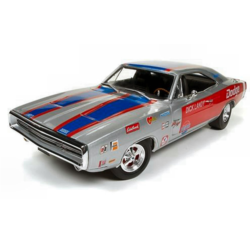 DODGE CHARGER R/T 1970 DICK LANDRY 1:18 Auto World Auto Stradali Modellino