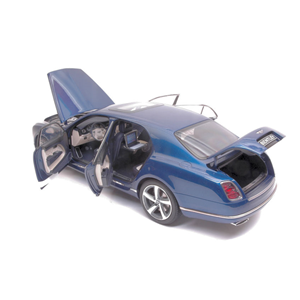BENTLEY MULSANNE SPEED 2010 MARLIN BLUE KYOSHO 1:18 Norev Auto Stradali Modellino