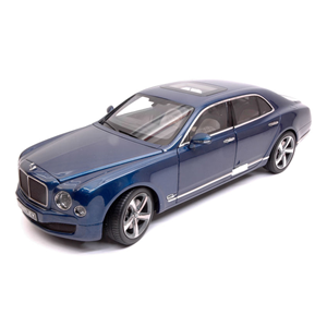 BENTLEY MULSANNE SPEED 2010 MARLIN BLUE KYOSHO 1:18 Norev Auto Stradali Modellino