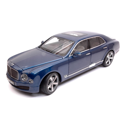 BENTLEY MULSANNE SPEED 2010 MARLIN BLUE KYOSHO 1:18 Norev Auto Stradali Modellino
