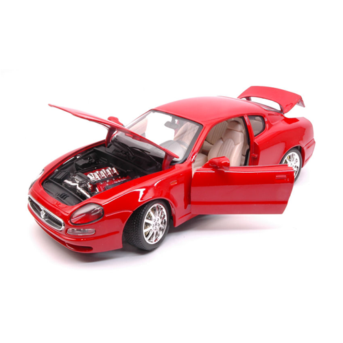 MASERATI 3200 GT 1998 RED 1:18 Burago Auto Stradali Modellino