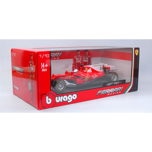 FERRARI SF70-H S.VETTEL 2017 N.5 1:18 Burago Formula 1 Modellino